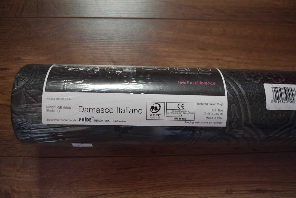 tapeta belgravia decor glamour czarna