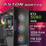 COMP GAMING - RYZEN 7 9800X3D / RTX 5080 16GB / 32GB / 1TB / W 11 PRO