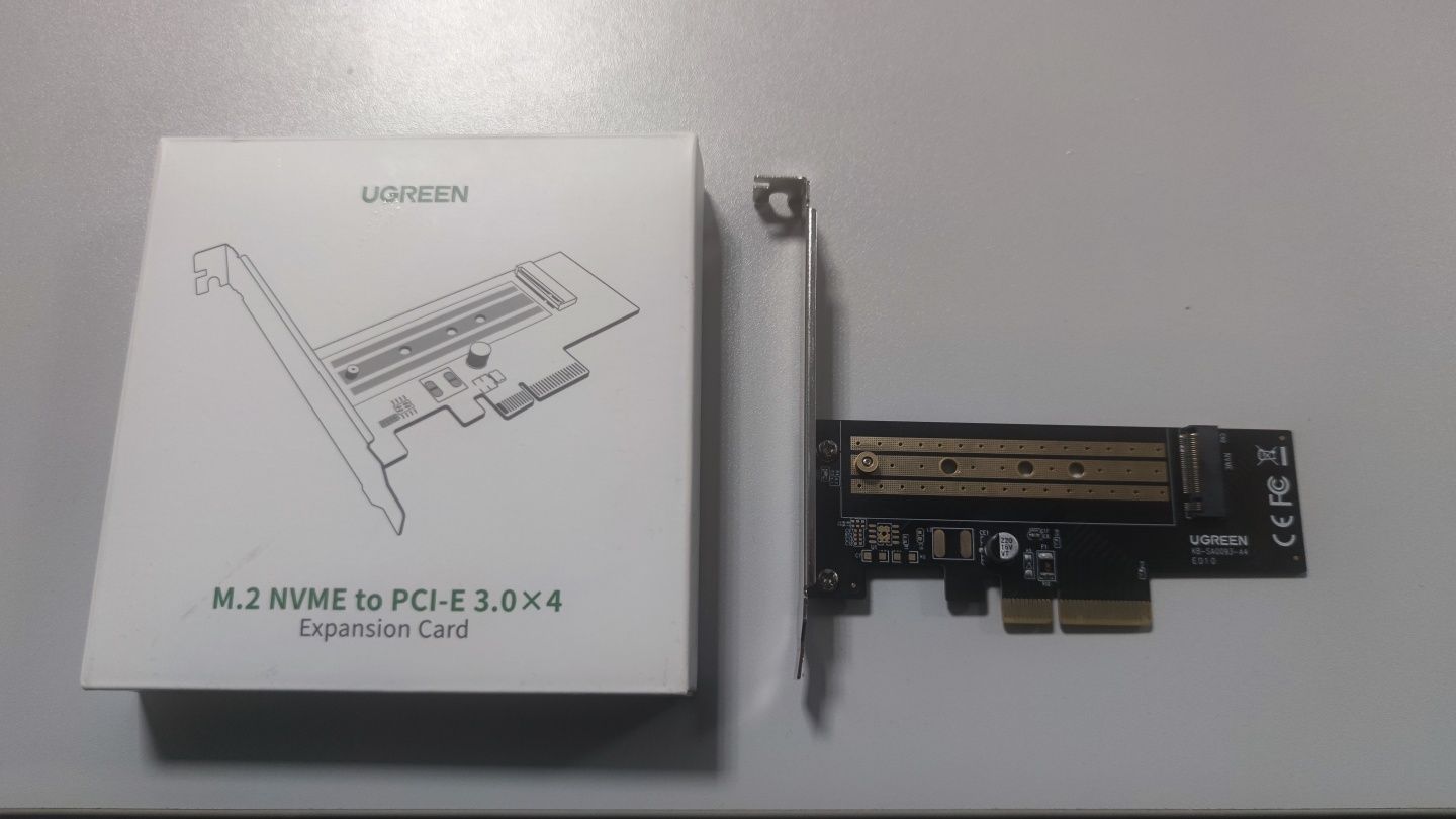 Адаптер Ugreen CM302 M.2 NVMe - PCIe 3.0 x 4 (70503) Black
