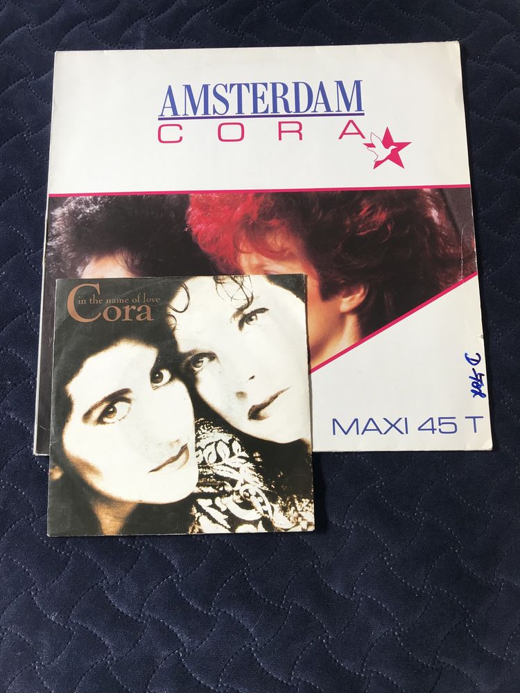 CORA - In The Name Of Love/ Amsterdam. Pakiet 2 winyli ,Italo.