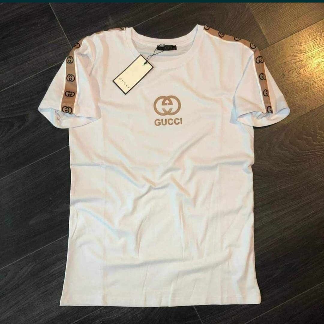 Gucci T-shirt męski GG biały