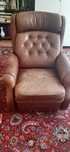 Fotel skorzany vintage funkcja relax