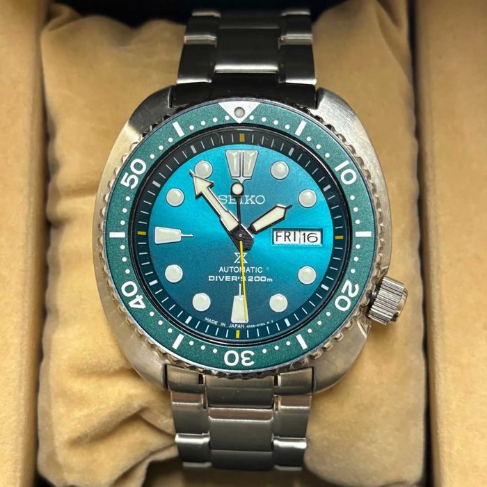 Часы Seiko Prospex SBDY 039  Turtle Green! Лимитка! NEW! Оригинал!