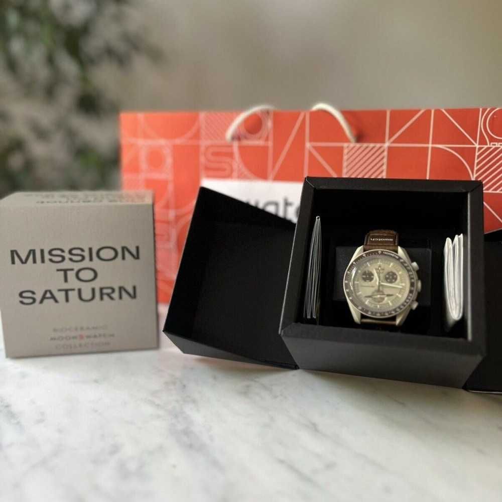 Biocéramique Saturn – Omega x Swatch SO33T100 Premiera