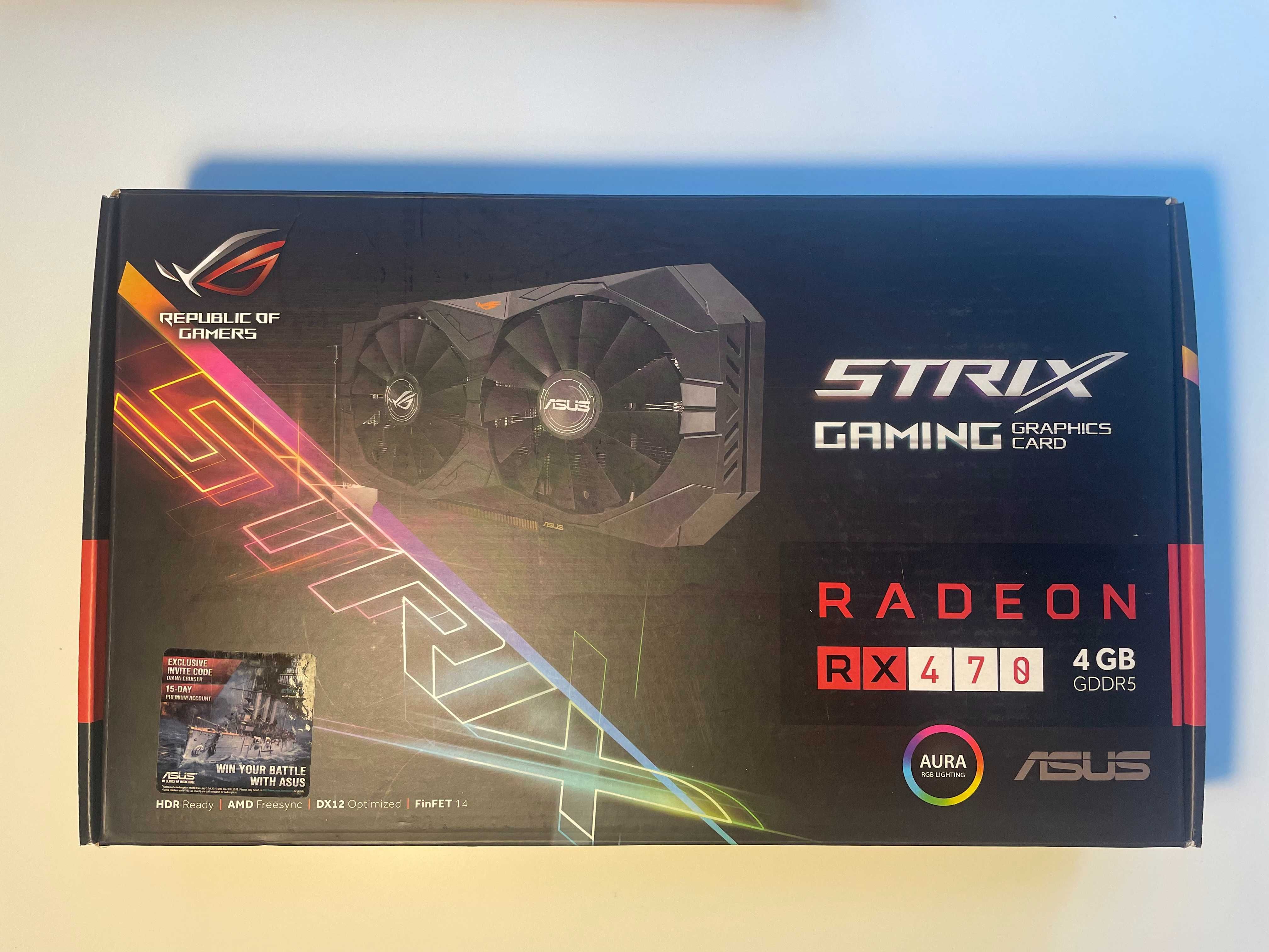 ASUS RX 470 4GB (wydjaniejszy od gtx 1050 ti)