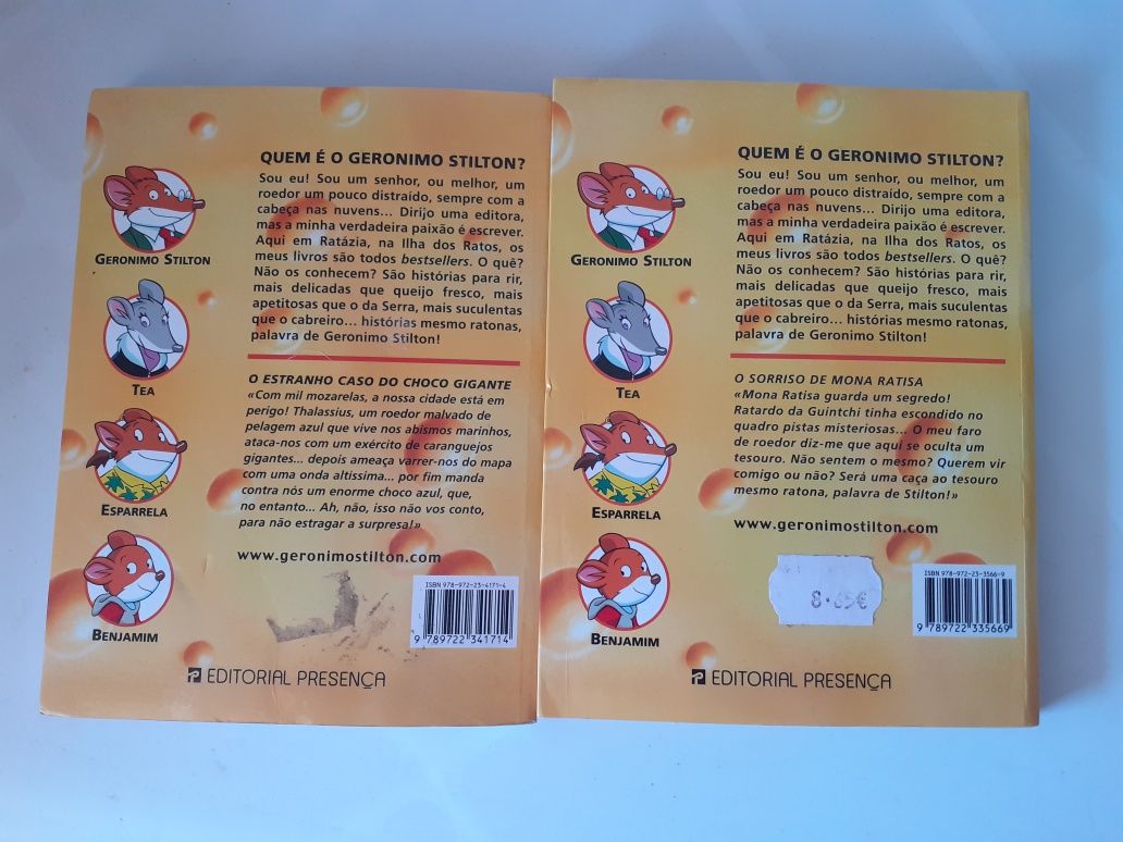 Livros Geronimo Stilton