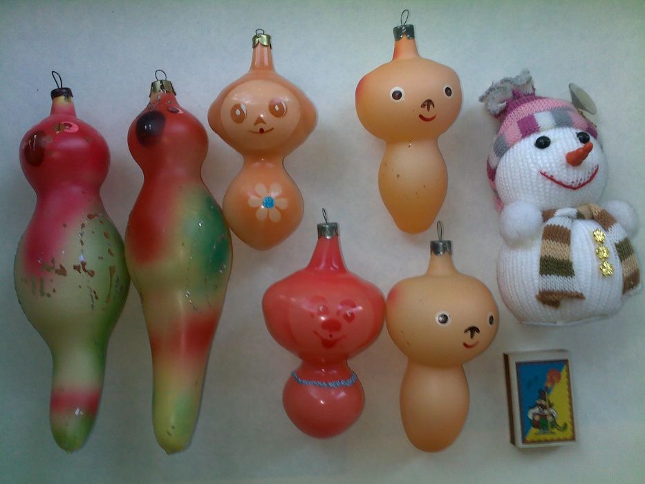 Елочные новогодние игрушки на елку ссср и гдр 40-е - 70-е годы