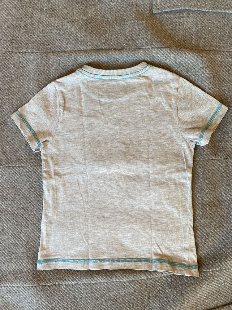 Koszulka T-shirt Top bluzka z pieskiem 3-4 lat 100% bawełna F&F lato
