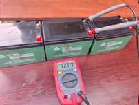 Akumulator żelowy 12V 12Ah agm ups rower elektryczny 3szt