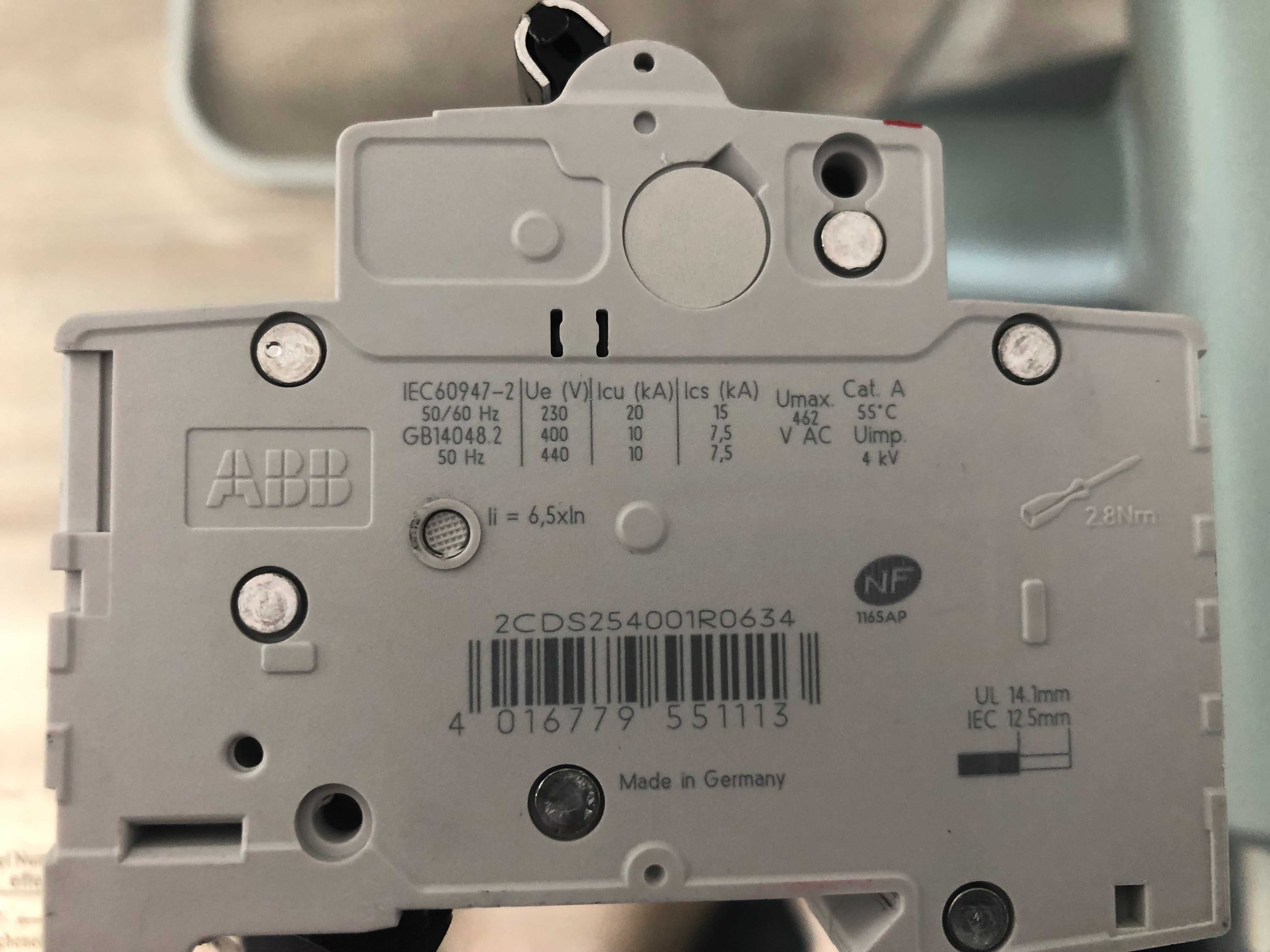 Disjuntor ABB S204 C63