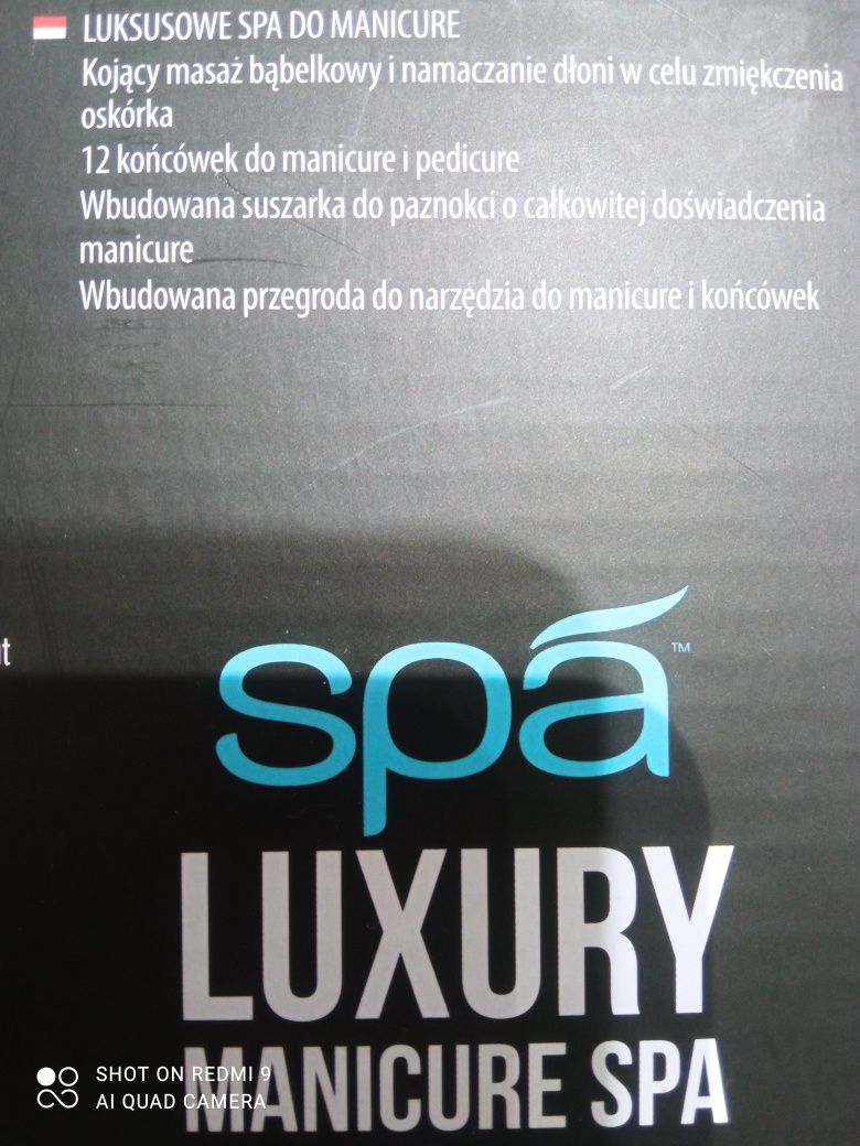 Elektryczny Zestaw do manicure i pedicure.Luksusowe spa