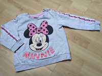 Bluza Disney Baby z Minnie Mouse r. 86 szara brokat