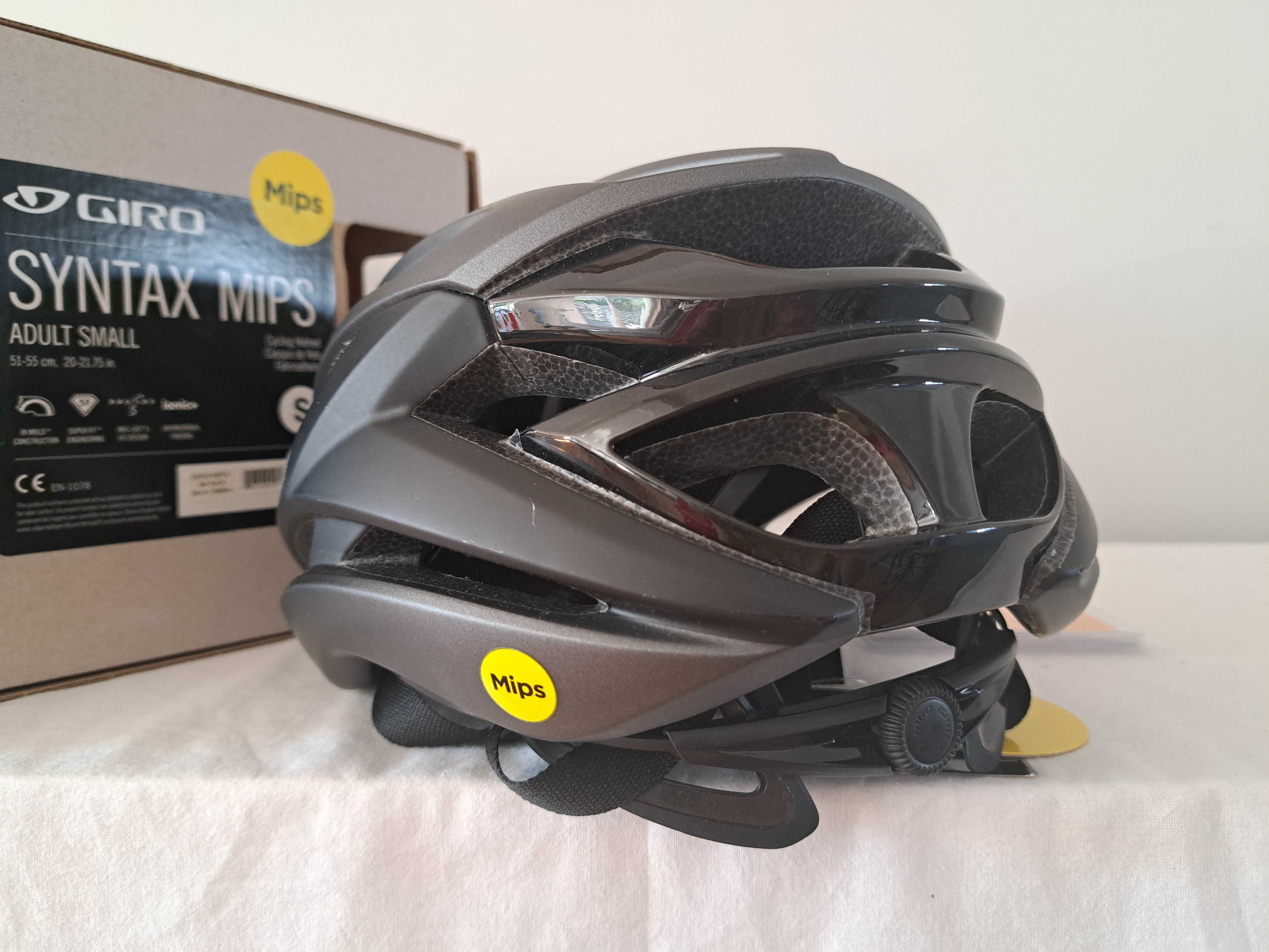 Kask rowerowy Giro Syntax Mips Mat Black S 51-55cm