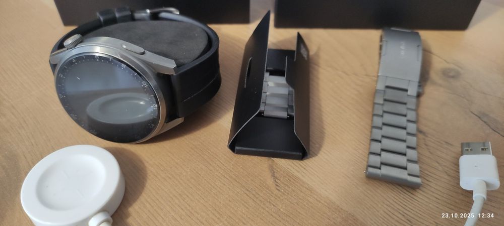 Huawei Watch 3 Pro pełen komplet