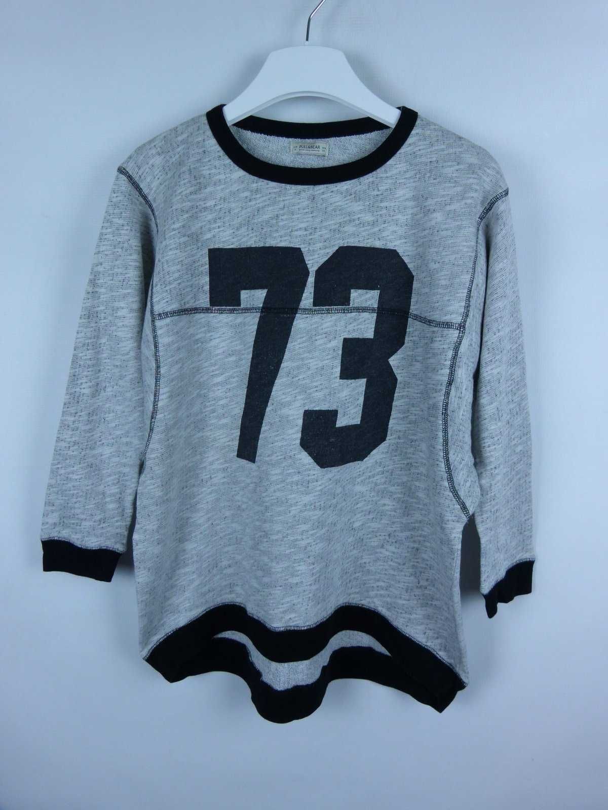 Pull & Bear bluza melanż print / M