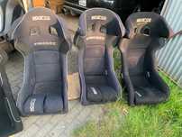2 fotele kubełkowe sparco CIRCUIT z uszami kjs drift rajdy recaro omp