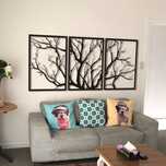 Dekoracja scienna 3D. Nowoczesny obraz. Salon sypialnia