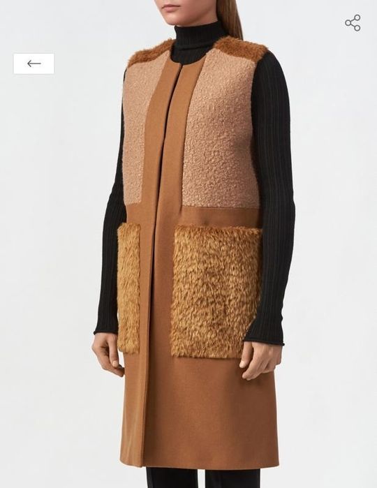 Стильний довгий комбінований жилет pinko, оригінал