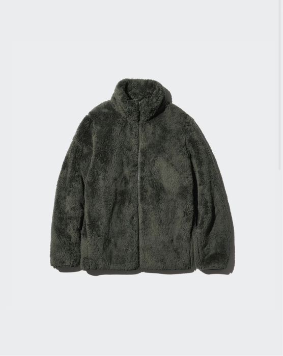 (S, M, L,)М‘яка тепла фліска шерпа Uniqlo fluffy yarn fleece full-zip