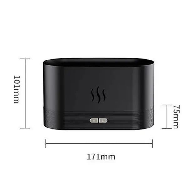 Ночник – увлажнитель воздуха с имитацией пламени Flame 3в1 для эфирног