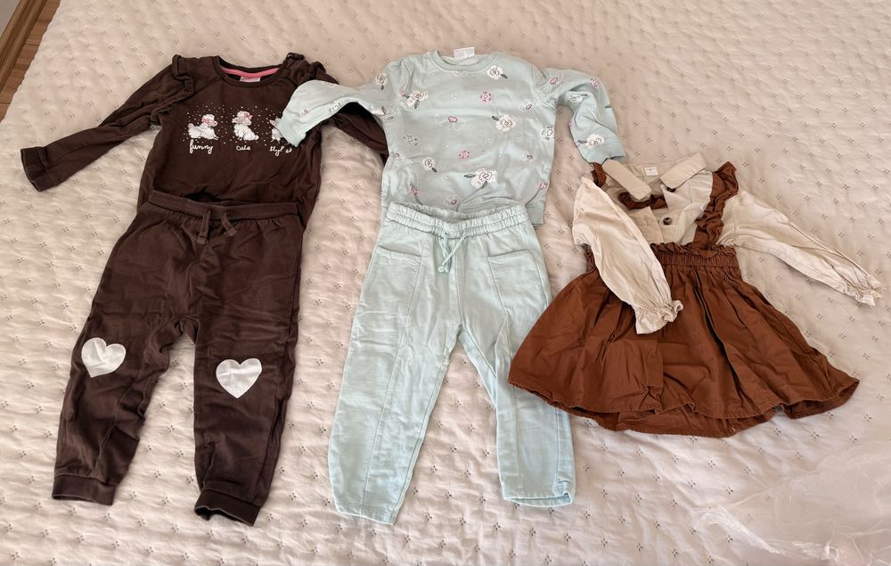 Komplet ubranek dla dziewczynki 92 jesień/zima