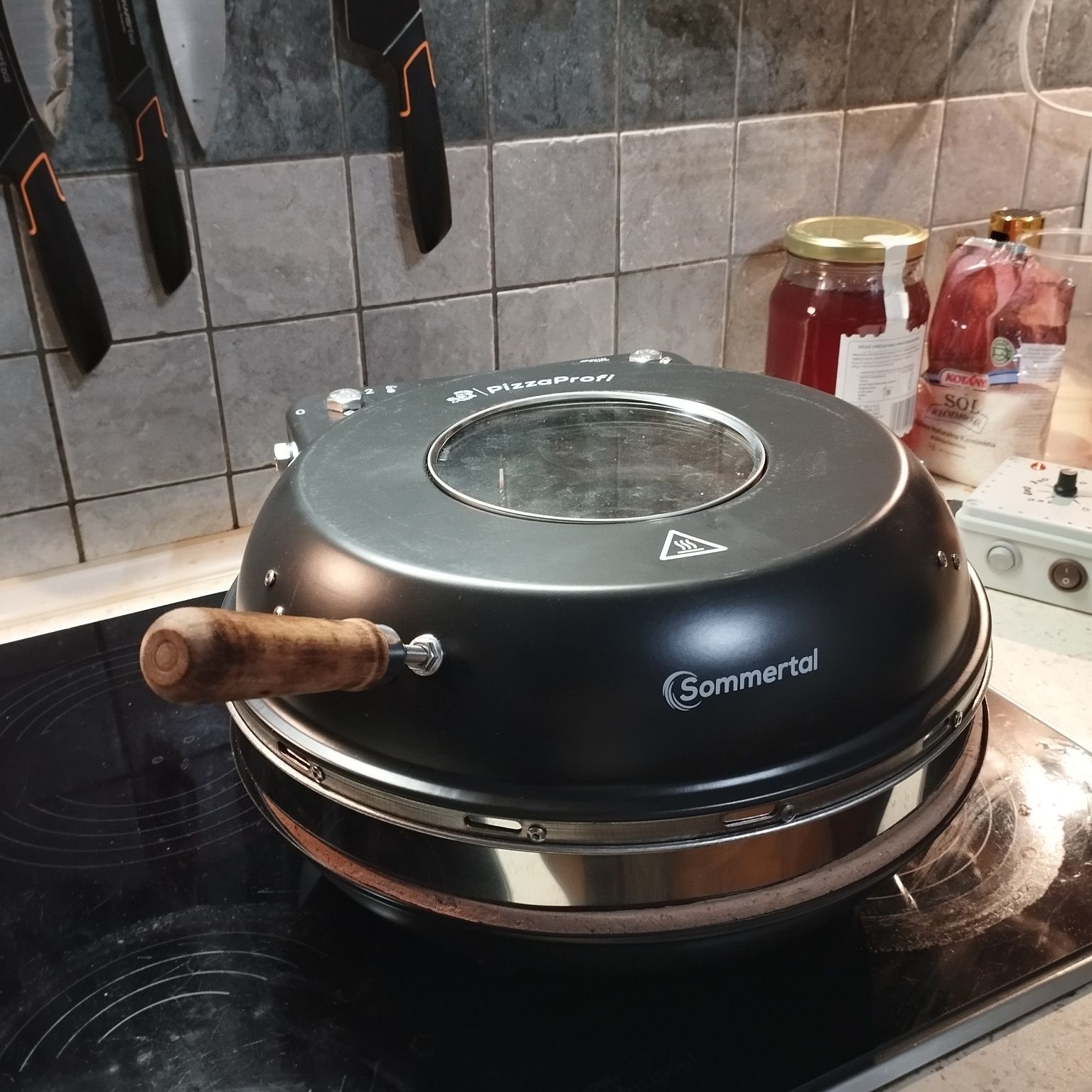 Nowy modyfikowany piec do pizzy 500c