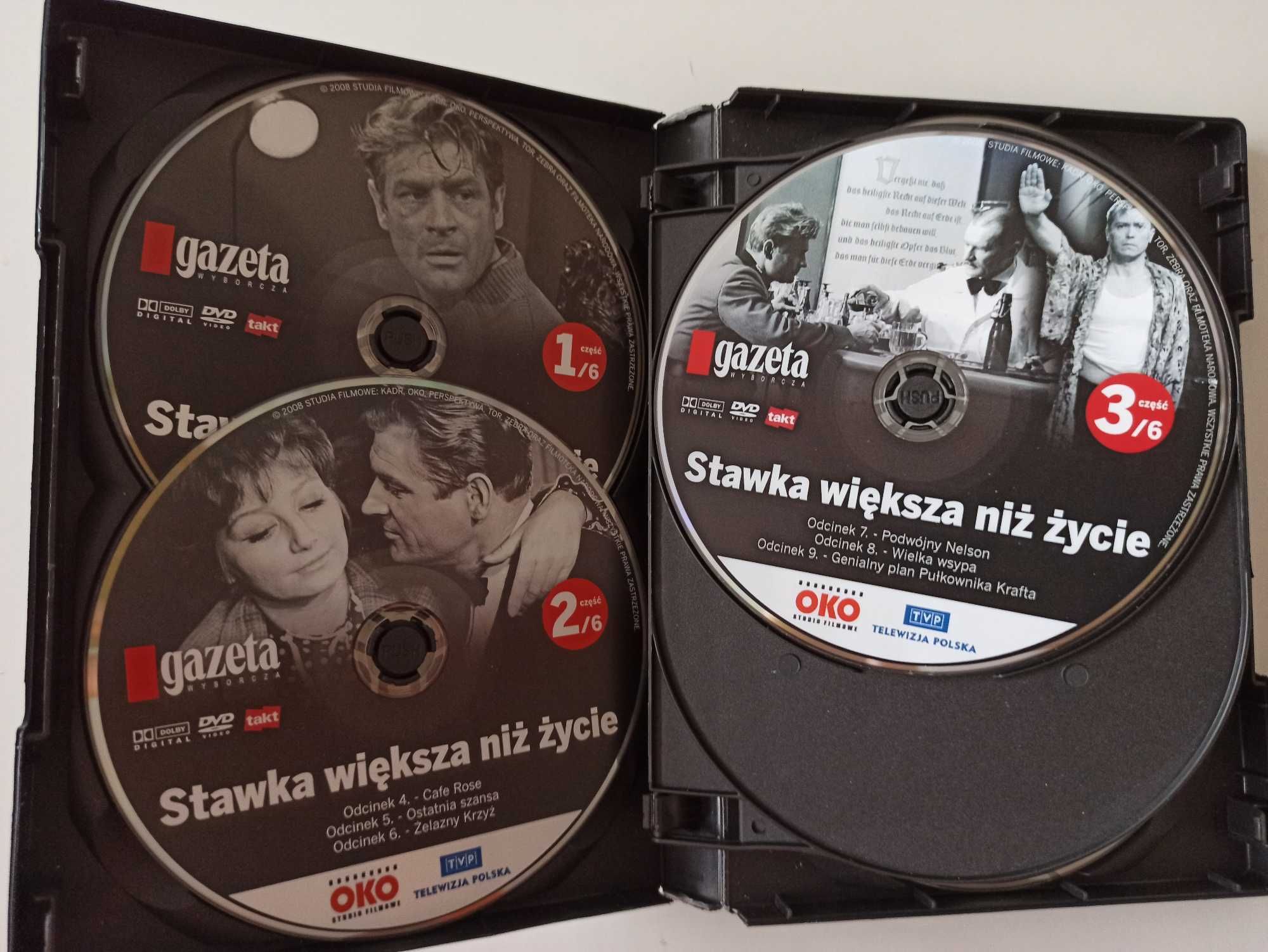 Stawka większa niż życie - serial 18 odcinków płyta DVD