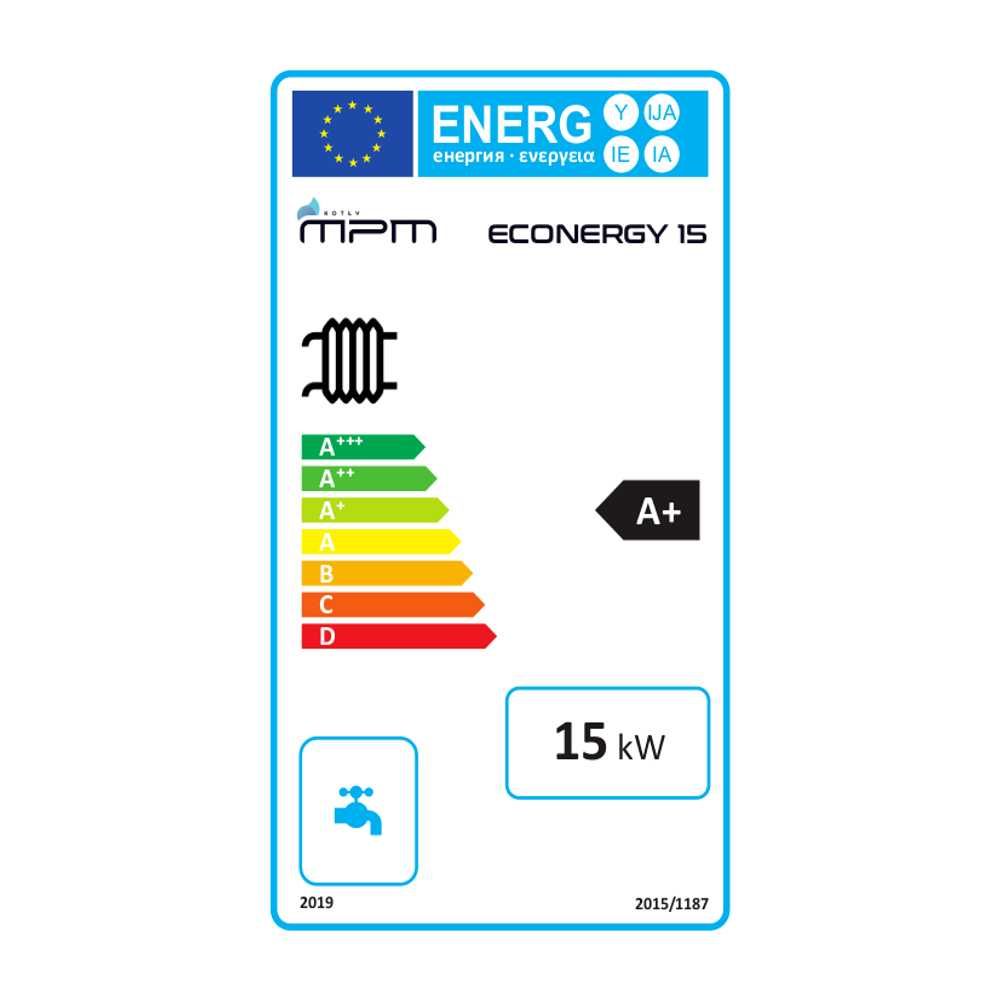 MPM ECONERGY 15 kW – Kocioł na pellet z palnikiem KIPI EcoDesign