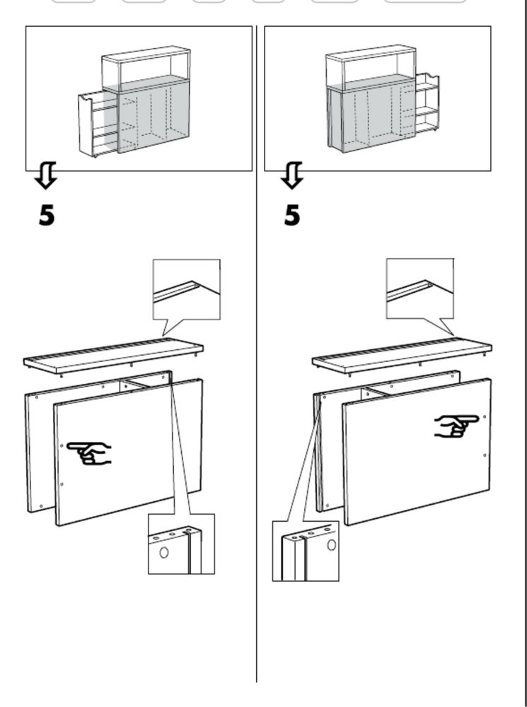 Cabeceira com arrumação IKEA FLAXA para cama de solteiro