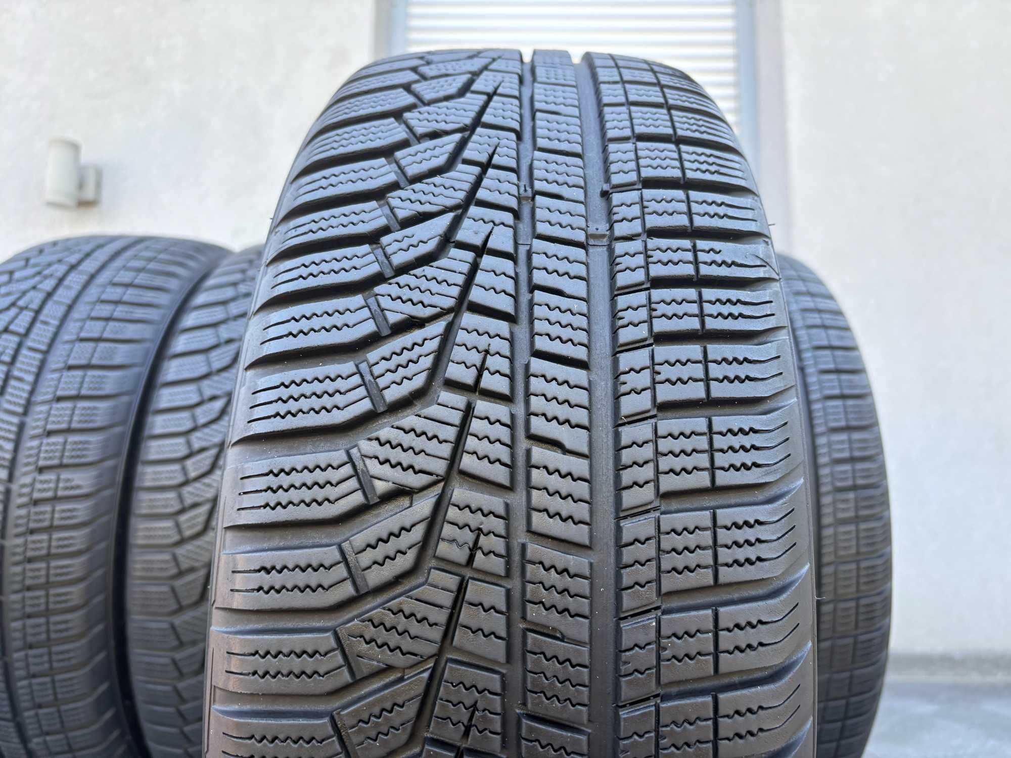4szt zimowe 205/55R17 Hankook 6,6mm 2022r świetny stan! Z532 gwar