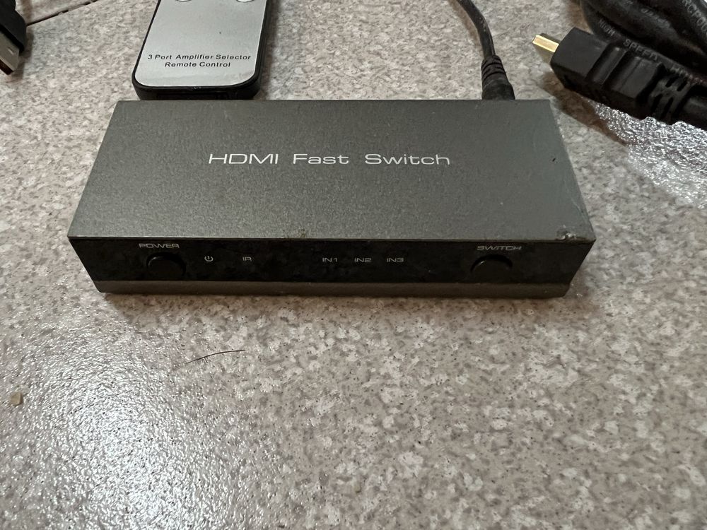 Switch HDMI com 3 portas