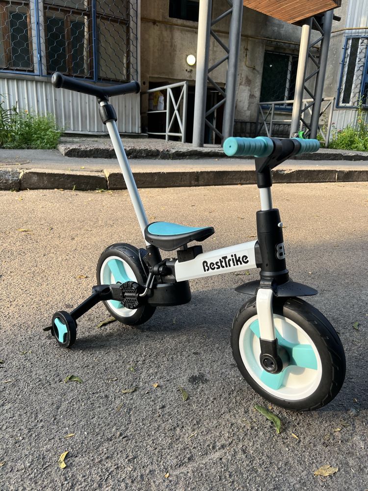 Дитячий велосипед-трансформер 3в1 Best Trike зі знімними педалями