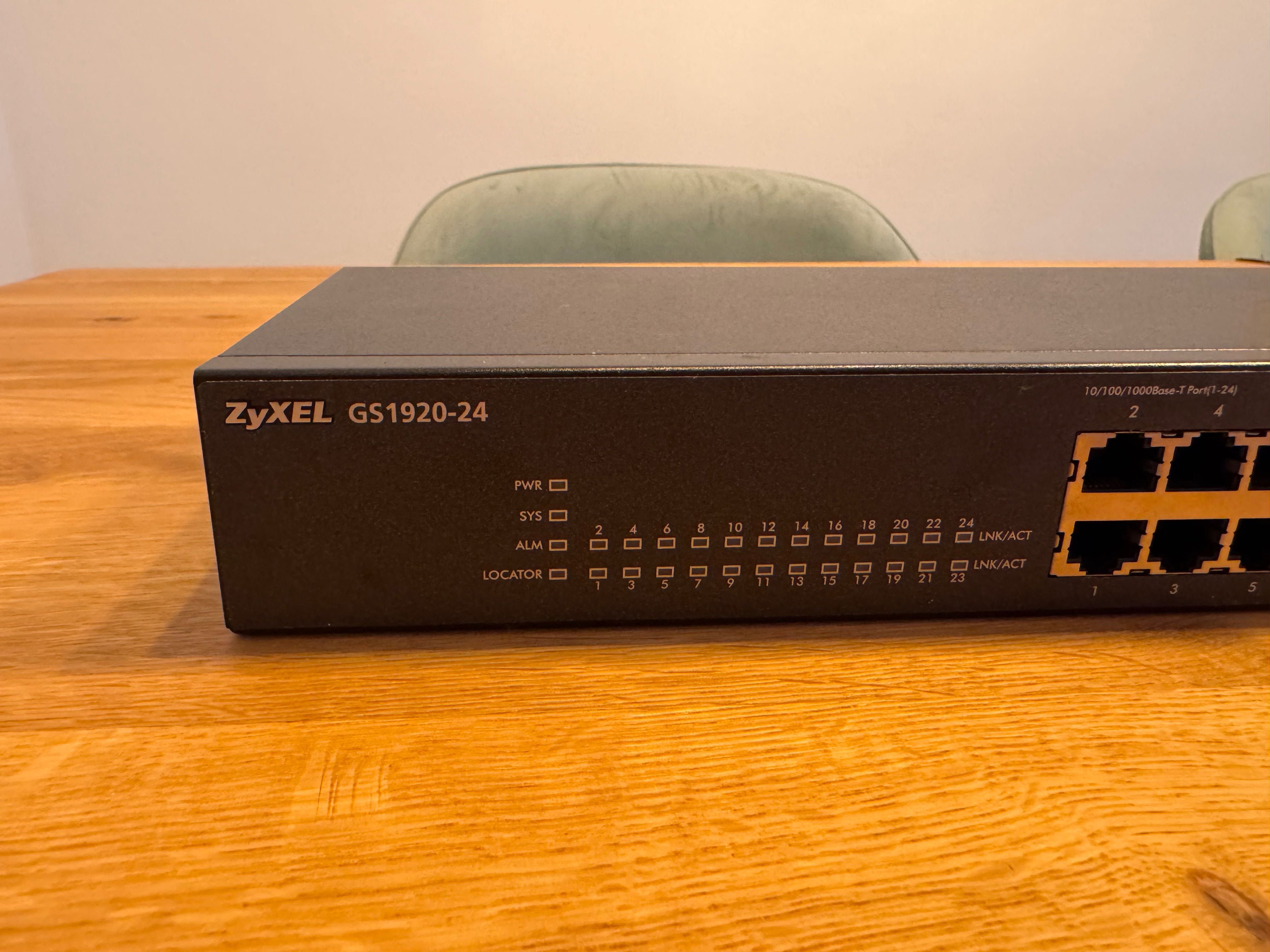 Switch de rede Zyxel GS1920-24 POE