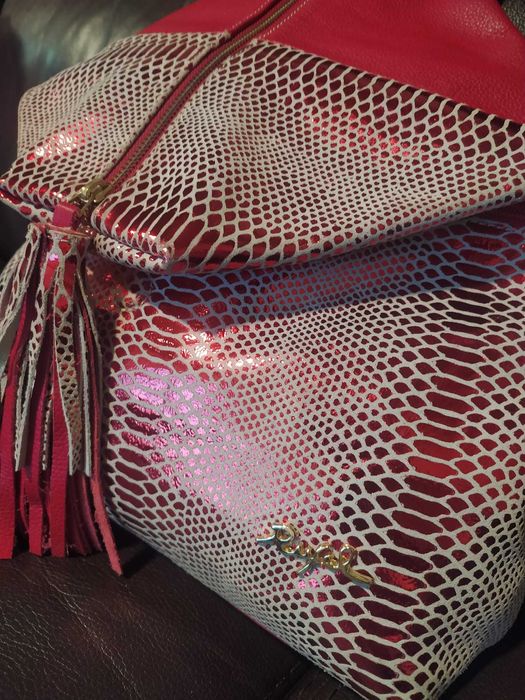 Mala Mochila Rufel pele vermelha