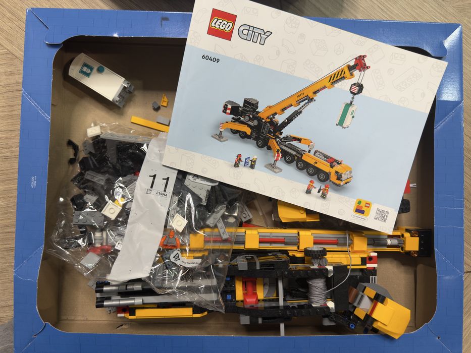 Lego City 9+, мобільний будівельний кран