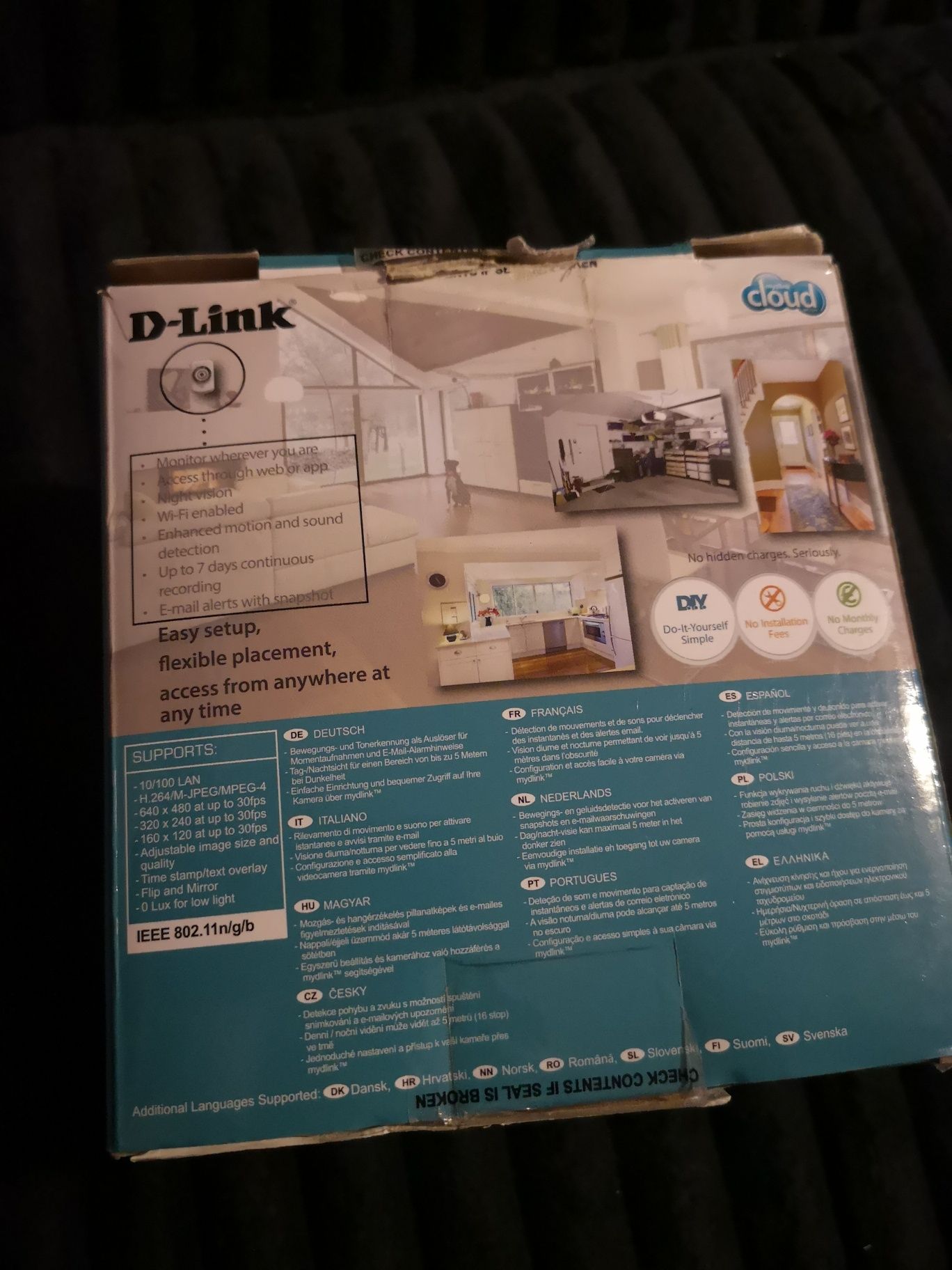Kamera DCS-942L Nowa D-Link Mydlink kamerka