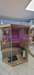 Sauna fińska wewnętrzna 150x150, 4 os., piec HARVIA 6kw, audio