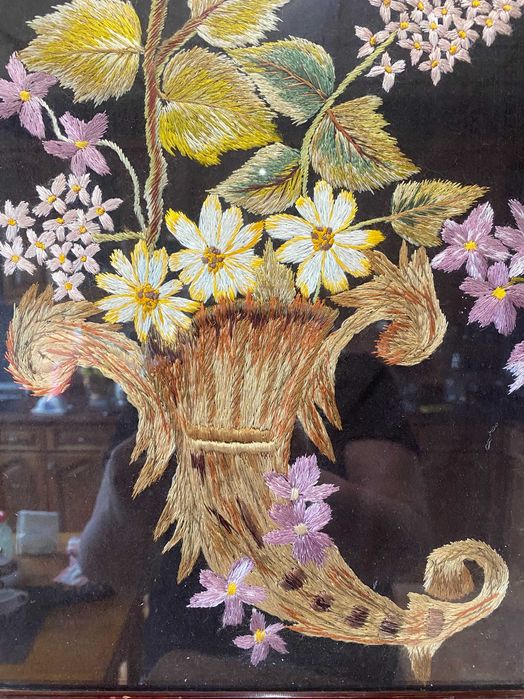 Картина вишита старовинна Ріг достатку