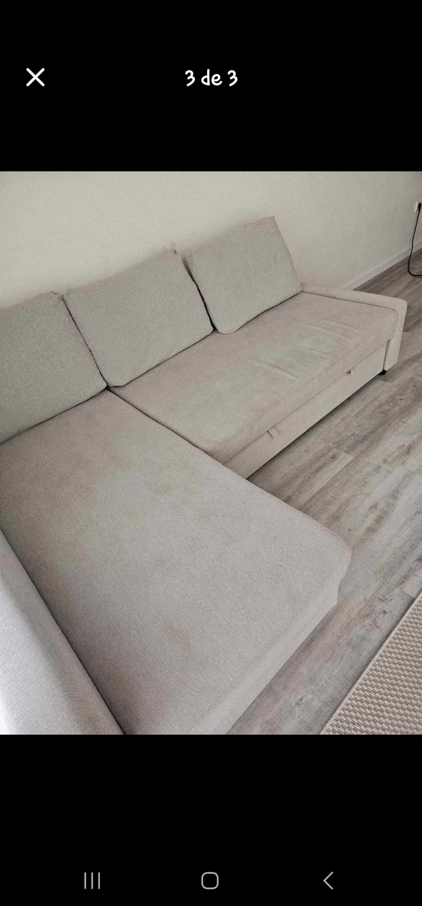 Sofa de sala do ikea