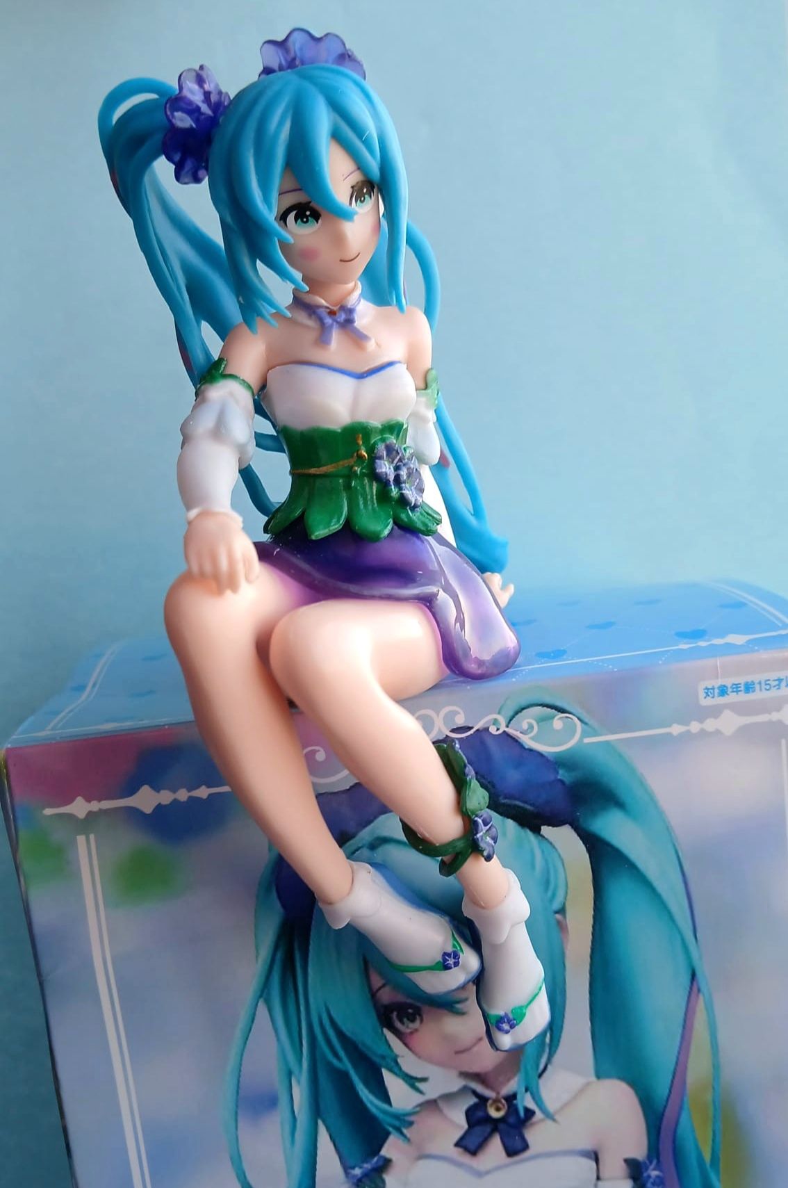Figurka kolekcjonerska anime Hatsune Miku wróżka, leśna nimfa