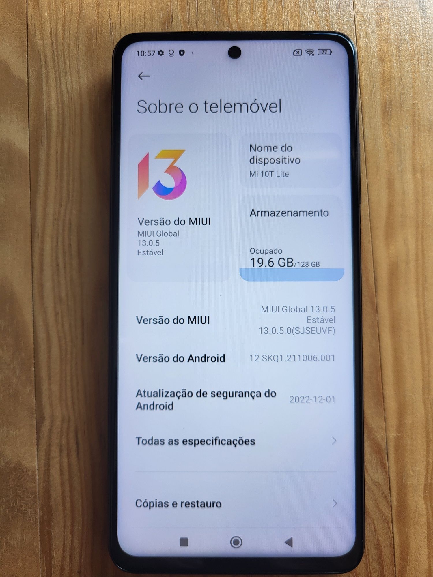 Xiaomi mi 10t lite