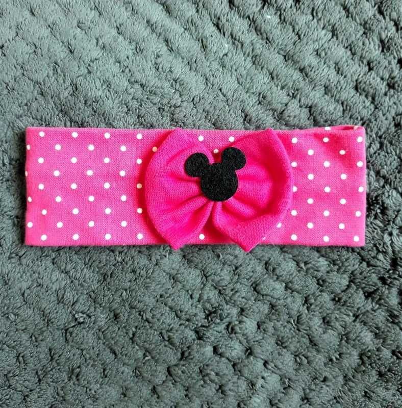 Zestaw 2x body, pajacyk, opaska Myszka Minnie Primark Cool Club 56