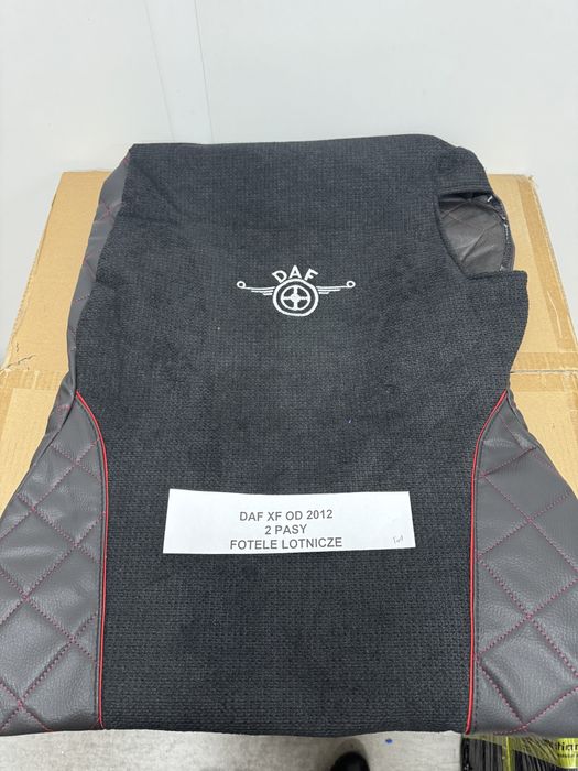 Pokrowce na diedzenia DAF XF XG 106 pikowane welurowe