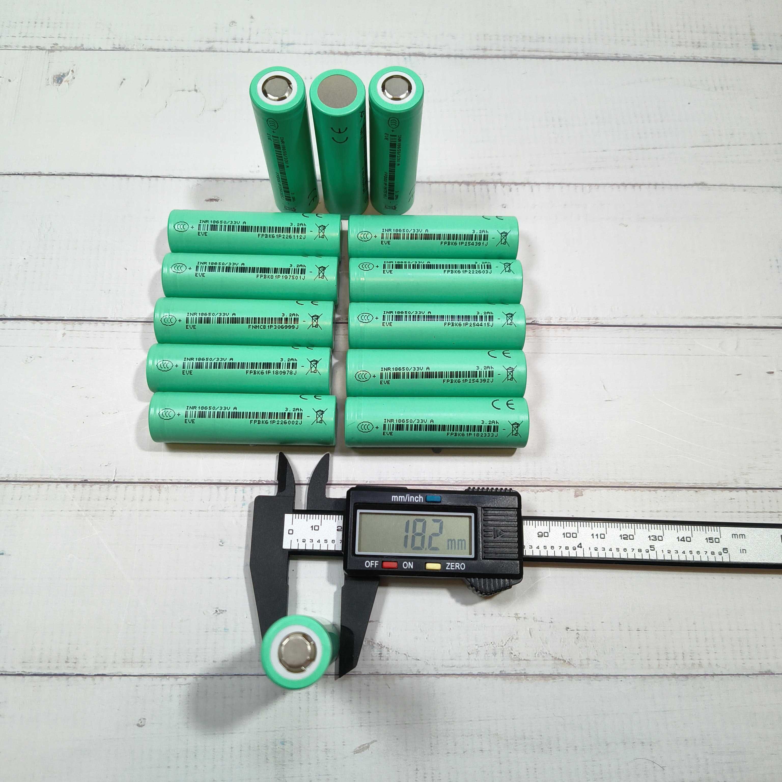Купить аккумулятор для фонарика 18650 EVE INR18650 - 33VA 3300mAh 10A