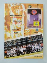Programa de jogo Boavista Auxerre Champions league 2002/03