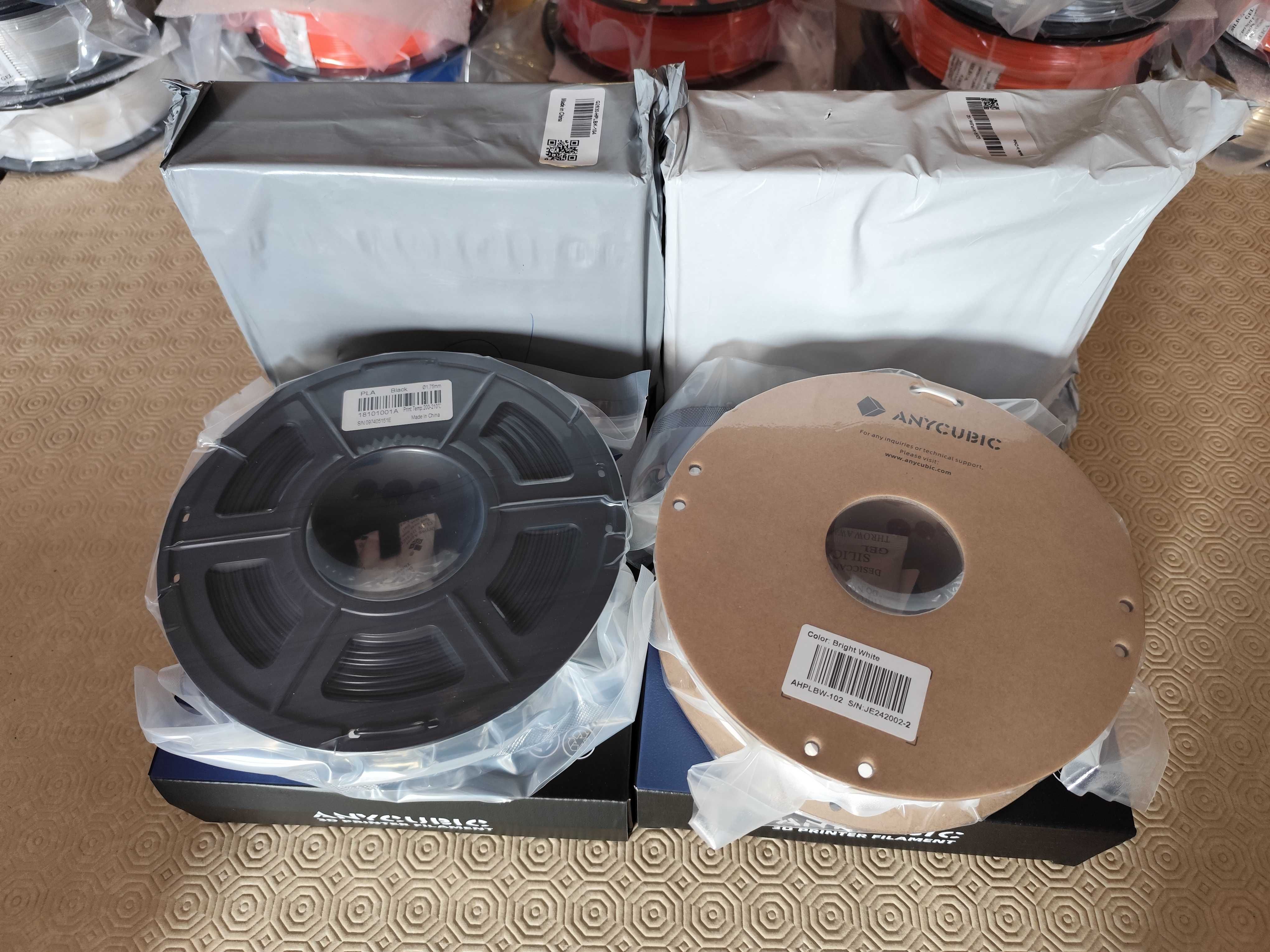 Filamento 3D Pla da marca Anycubic