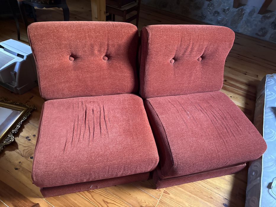 Poltrona modular baixa (sem braços) x 2