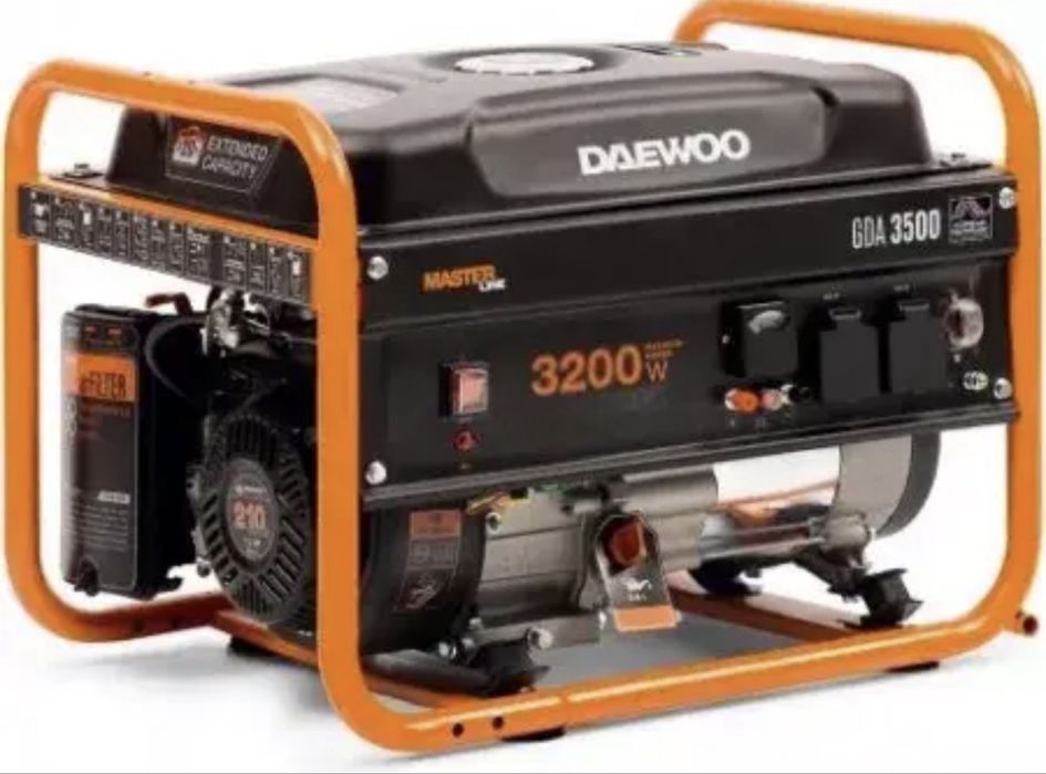 Бензиновий генератор Daewoo Power GDA 3500 2,8 кВт, ручний стартер