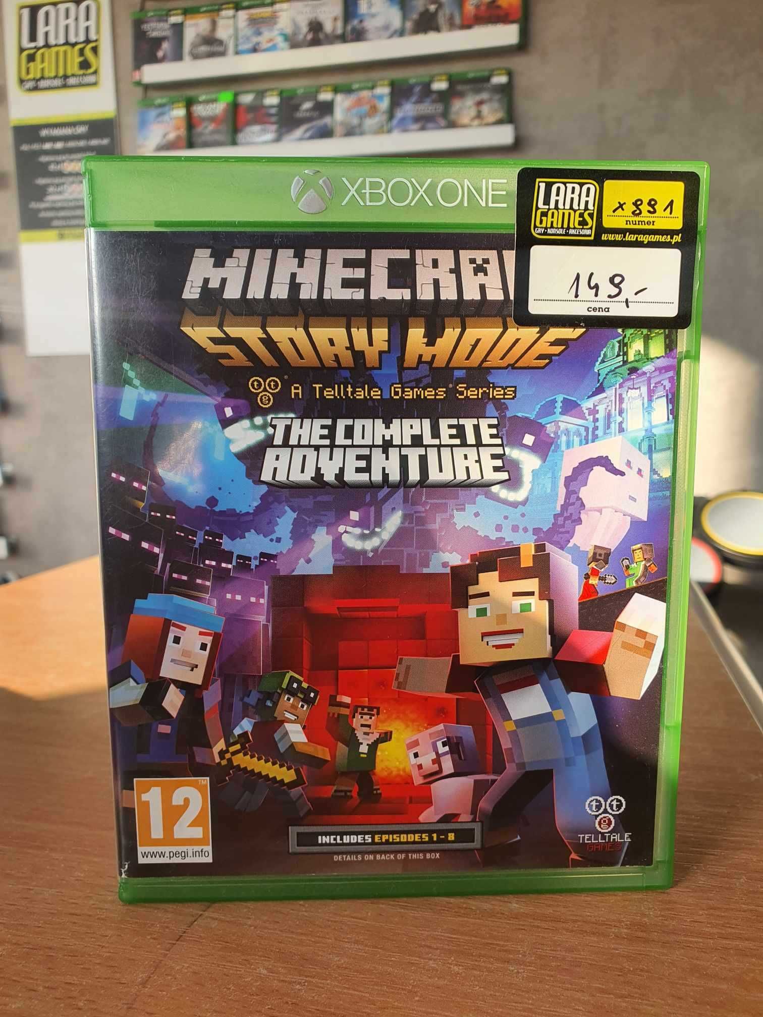 Minecraft Story Mode Complete Adventure XBOX ONE Lara Games