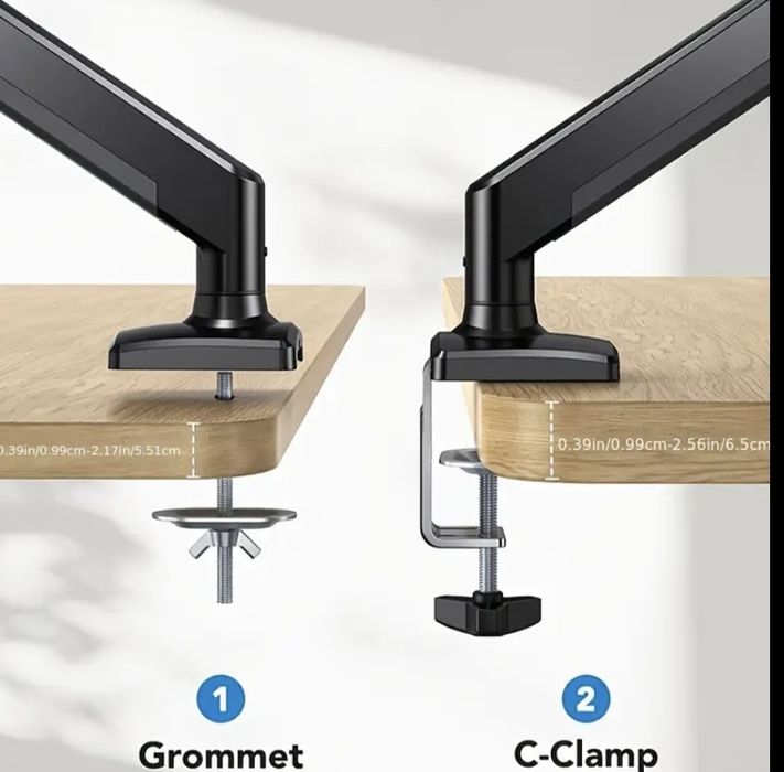 Кронштейн для монітора 13-32ʼ чорний